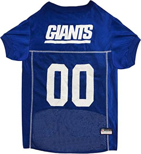 Pets First New York Giants Mesh Jersey For Dogs