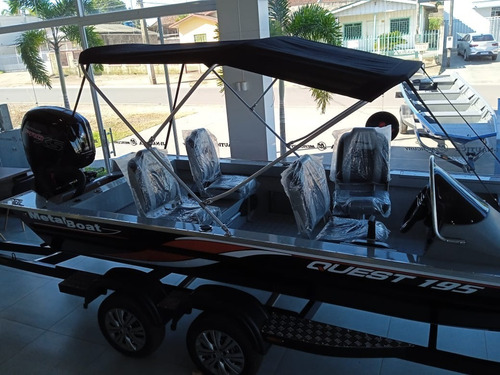Lancha Metalboat Quest 195 Mercury 115 Reboque 2 Eixo
