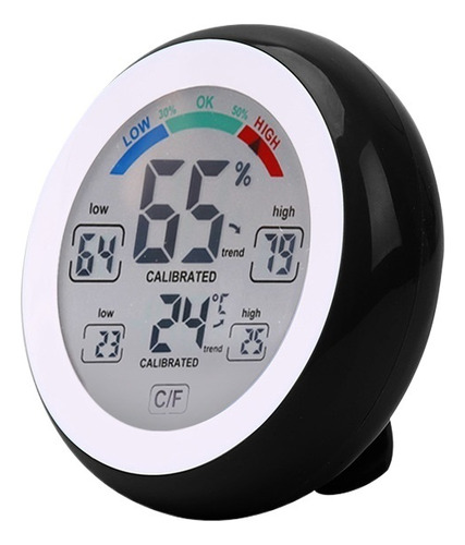 Reloj Despertador Digital Con Termómetro E Higrómetro