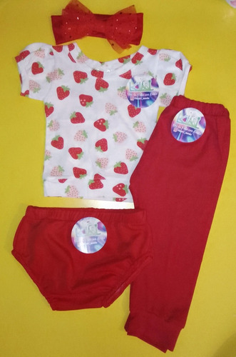 Conjunto Niñas Set 4piezas, Ropa Bebé,moda Bebé,moda Klari 