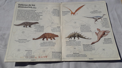 Album De Figuritas El Gran A De Los Dinosaurios / Anteojito (Usado)