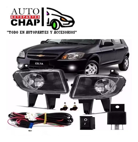 Kit Faros Auxiliares Antiniebla Chevrolet Celta 2011 A 2016