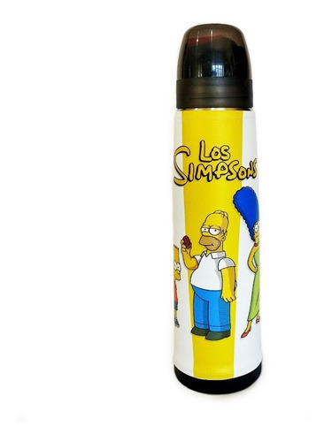 Termo Acero Inoxidable Lumilagro Luminox 1 L Los Simpsons