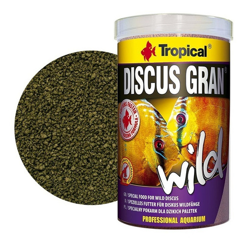 Tropical Discus Gran Wild Alimento 110g Peces Discus Salvaje