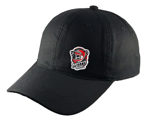 Gorra Clasica Algodón Negra Motos Rr345