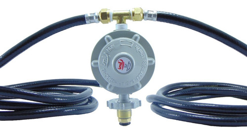 Regulador Gas Lp, Mangueras De 3 Y 5mt Y Acc. P/2 Servicios