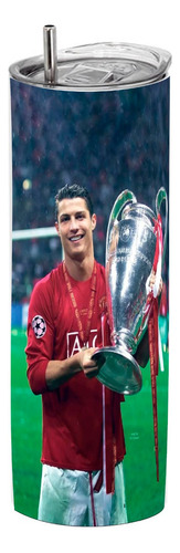 Termo Skinny Café 20 Oz Cristiano Ronaldo Manchester #05