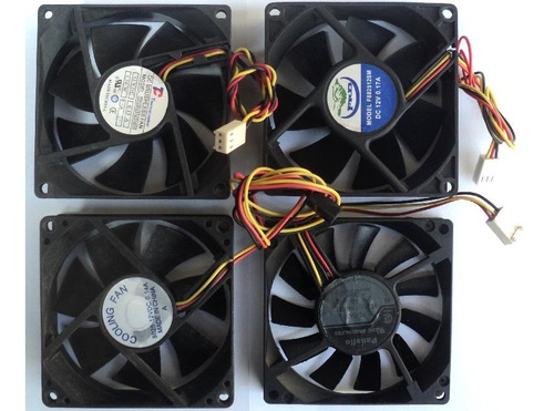 Cooler Ventilador 8 Cmts Conector 3 Pines 12v 100%operativos