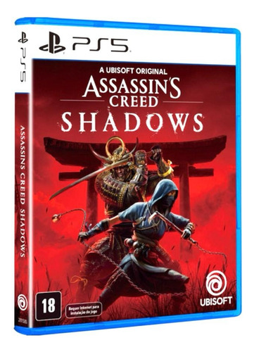 Assassins Creed Shadows Ps5 Mídia Física Lacrado