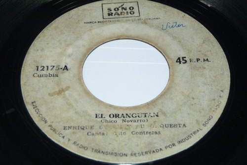 Jch- Enrique Lynch El Orangutan Cumbia Peru 45 Rpm