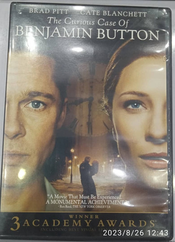 The Curious Case Of Bejamin Button Pelicula Dvd Original Qqf