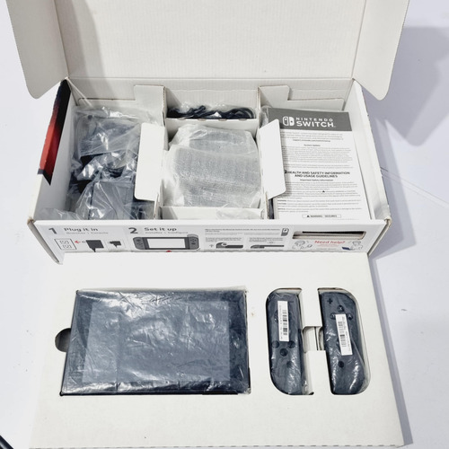 289- Console Nintendo Switch V1 Funcionando Perfeitamente. Preto (Usado)