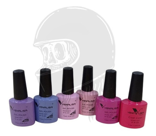 Set Esmaltado Permanente: Base / Top + 7 Colores + Magic