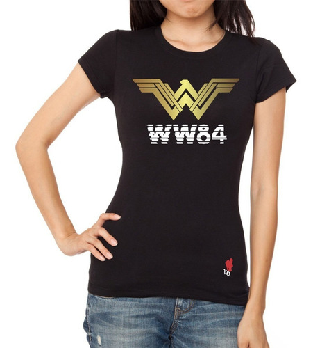 Playera Mujer Maravilla 1984 Wonder Woman Buga Cavernicola