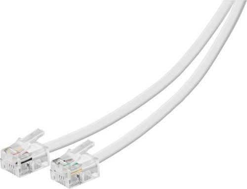 Cable Para Teléfono Fijo De 25' Color Blanco Insignia