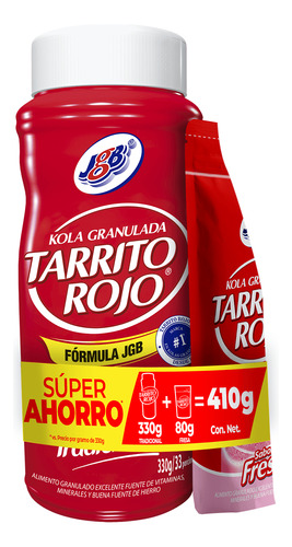 Oferta Tarrito Rojo Jgb Tradicional X 330g +fresa X 80g