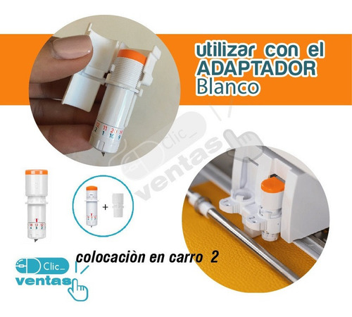 Imagen 4 de 8 de Cuchilla Kraft 2mm Cameo 3 Y 4 Plotter De Corte