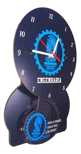 Relógio De Parede Pendulo Engenharia Engenheiro Profissão