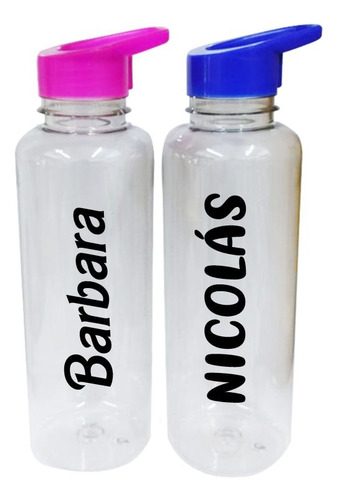 5 Botellas Plásticas 750 Cc Souvenir Personalizadas Elección