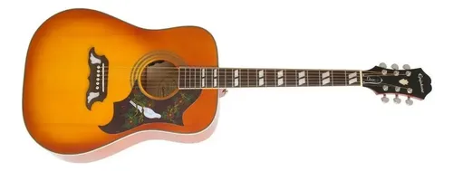Violão acústico Epiphone Dove Pro para destros violin burst