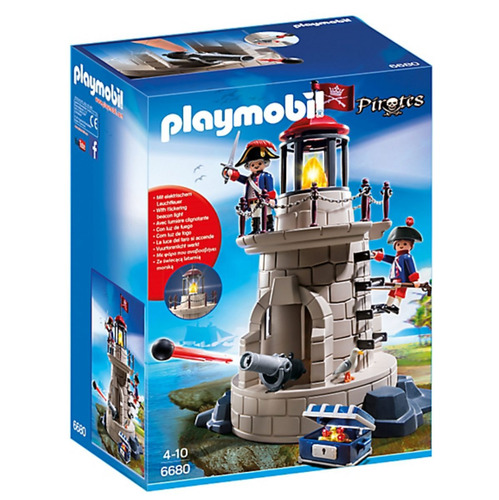 Playmobil 6680 Torre De Soldados Piratas Cañon Orig Intek