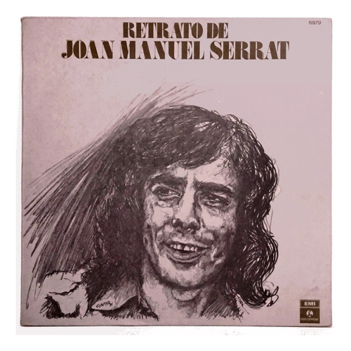 Retrato De Joan Manuel Serrat - Vinilo Lp 1975 - Excelente