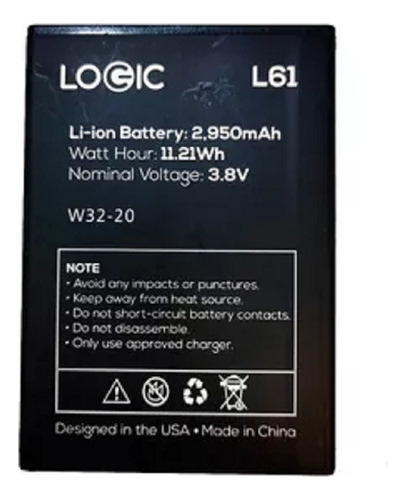 Bateria Logic L61