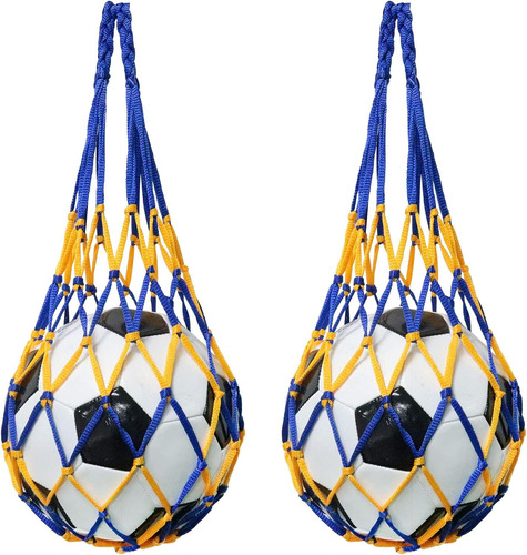 Luorng 2 Unids Accesorios De Fútbol Bolsa De Malla De Balonc