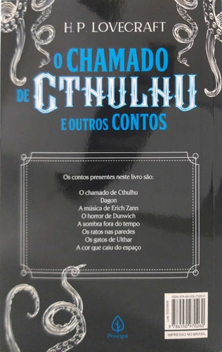 Imagem 2 de 3 de Livro O Chamado De Cthulhu E Outros Contos H. P. Lovecraft
