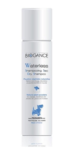 Shampoo Waterless Dog Biogance 150 Ml