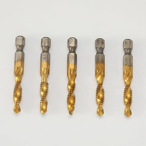 Szgate Combination Drill Tap Bit Set Screw Tapping Hex Shank