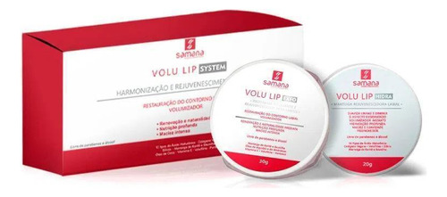 Kit Volu Lip System Samana - Esfoliante -30g E Manteiga 20g