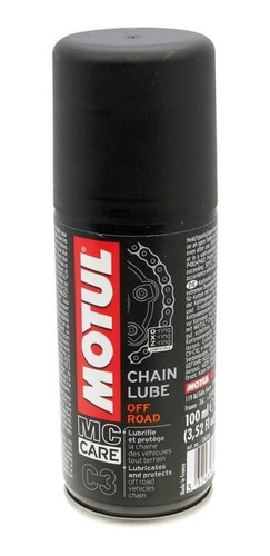 Lubricante Motul Chain Lube Off Road 100ml Cadena Orring Fas