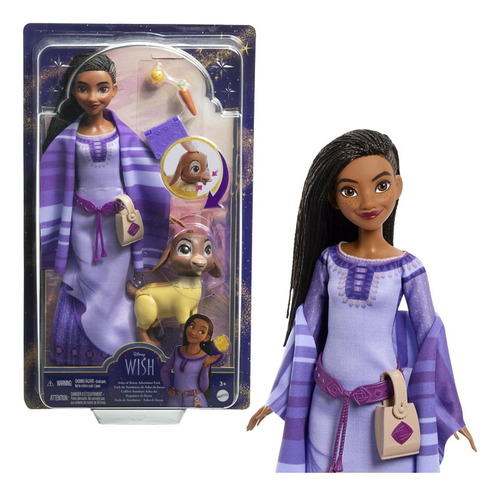 Disney Wish - Pack De Aventuras De Asha De Rosas - Mattel -