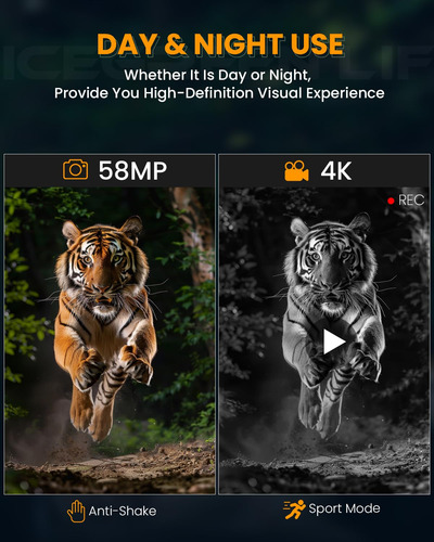 Gafas De Visión Nocturna Con Batería Recargable 5000 Mah