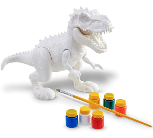 Pintura para colorear Tyrannosaurus Rex Attack Dinosaur, 37 cm