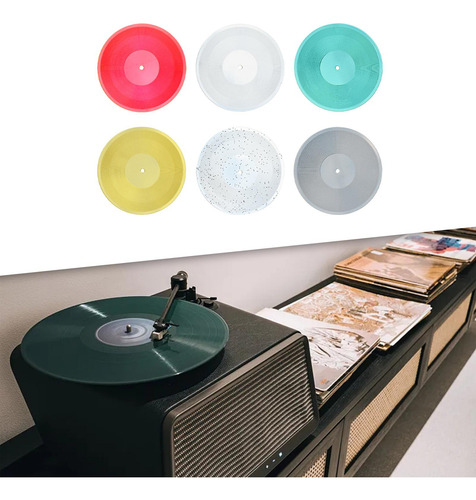 4 Modelo De Discos En Miniatura Para Casa De Muñecas 6x