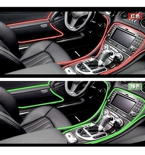 Moldura Universal Fucsia Accesorios Autos, Colores 4 Mts