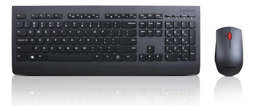 Kit Teclado Y Mouse Inalámbrico Lenovo 4x30h56831 Negro