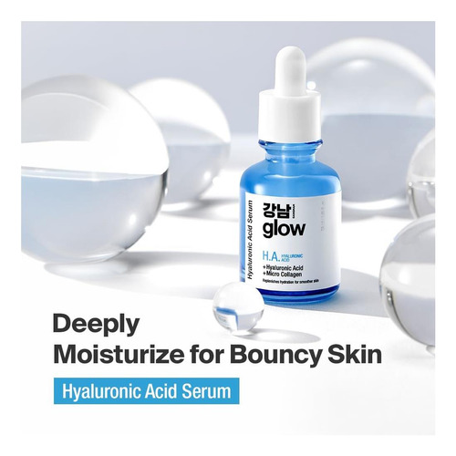 Gannam Glow Hyaluronic Acid Serum Cuidados Com A Pele I Soro