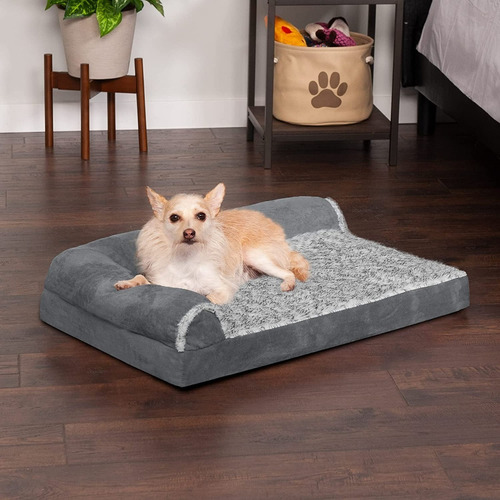 Furhaven Medium Orthopedic Dog Bed Two-tone
