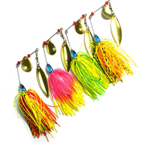 Señuelos Pesca Duros Spinnerbait Brujitas Carnada 17 Gr X 4