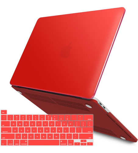 Funda Ibenzer Para Macbook Pro 13 M2 + C/teclado Red