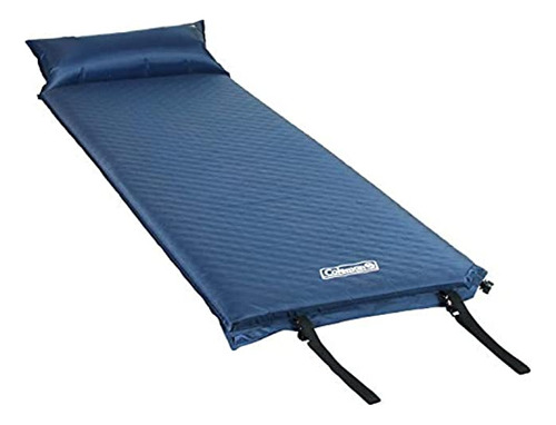 Coleman Self-inflating Camping Pad With Pillow, Blue