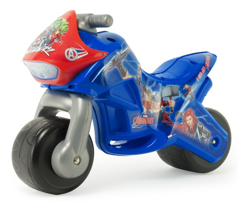 Montable Moto Corre Pasillos Twin Avengers Injusa Color Azul marino