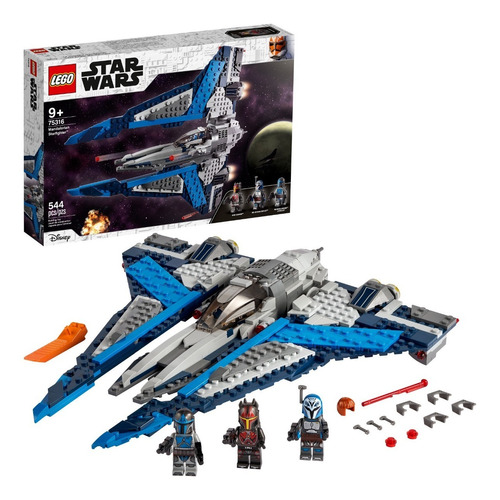 Kit Lego Star Wars Caza Estelar Mandaloriano 75316 +9 Años Cantidad de piezas 544
