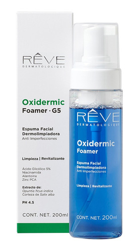 Oxidermc Foamer G5 - Dermolimpiador Facial - Niacinamida 