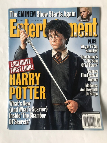 Revista Ew. Usa. Harry Potter. The Chamber Of Secrets. 