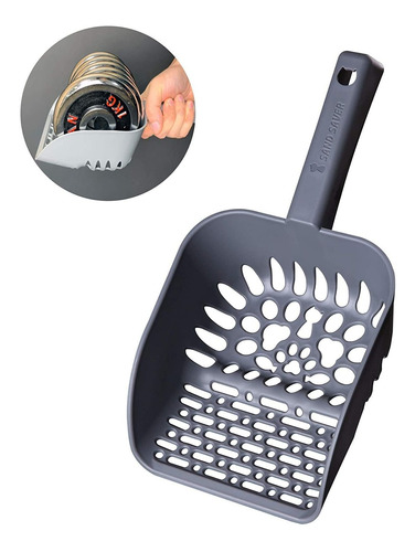  Jumbo Cat Litter Scoop, Ultralight, Special Dual Struc...