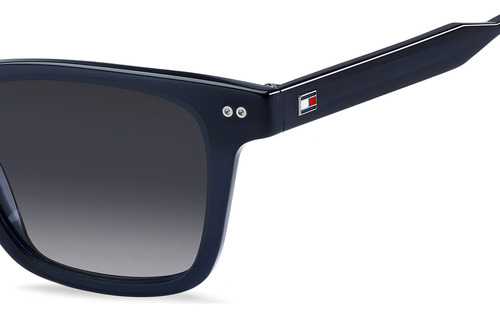 Óculos de sol masculinos Tommy Hilfiger Th 2127/s 207567pjp519o com design azul